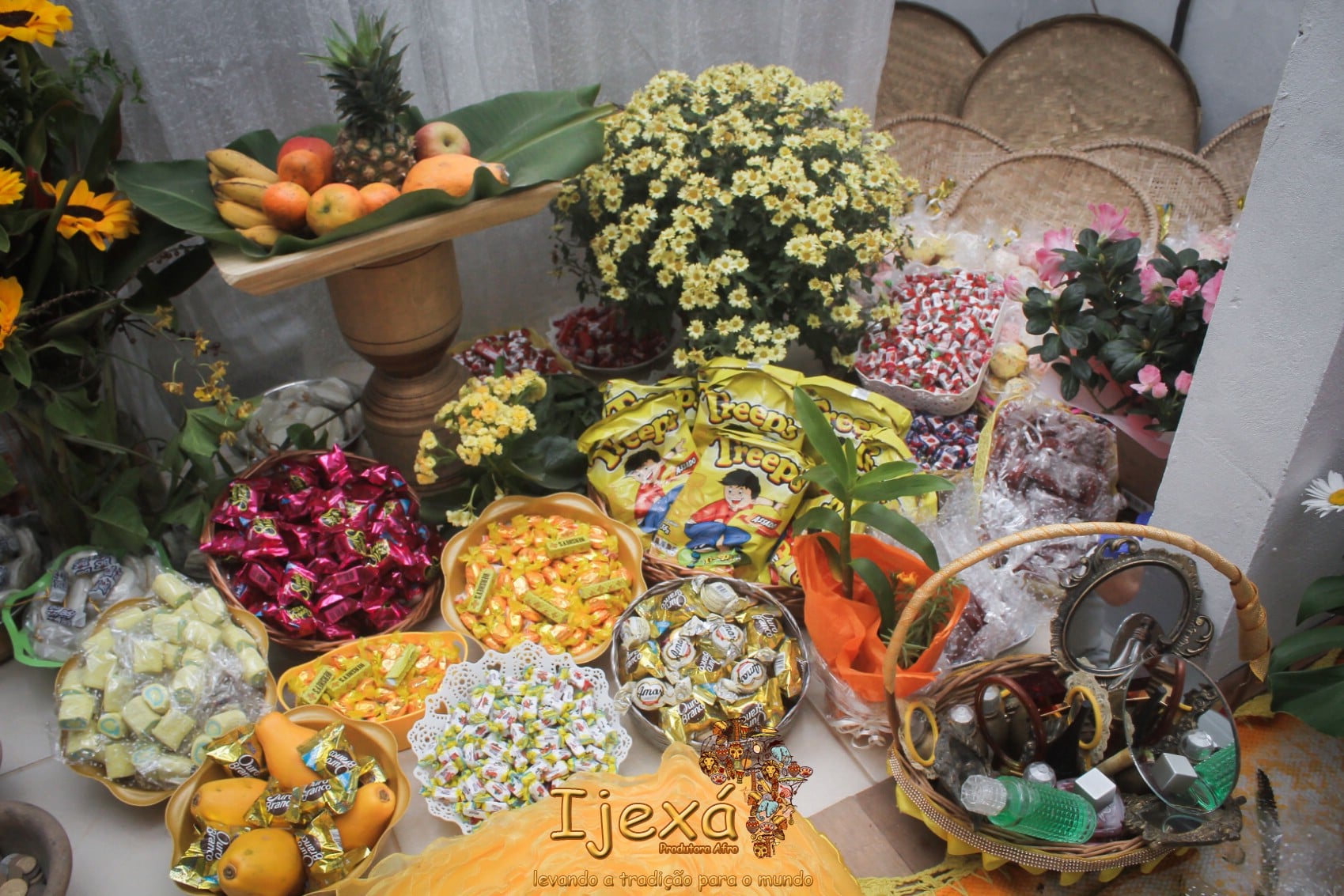 Decoração para homenagem aos 14 anos